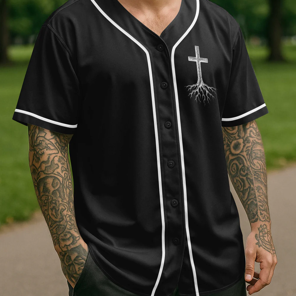 Man Of Faith Rooted In Christ All Over Print Jersey