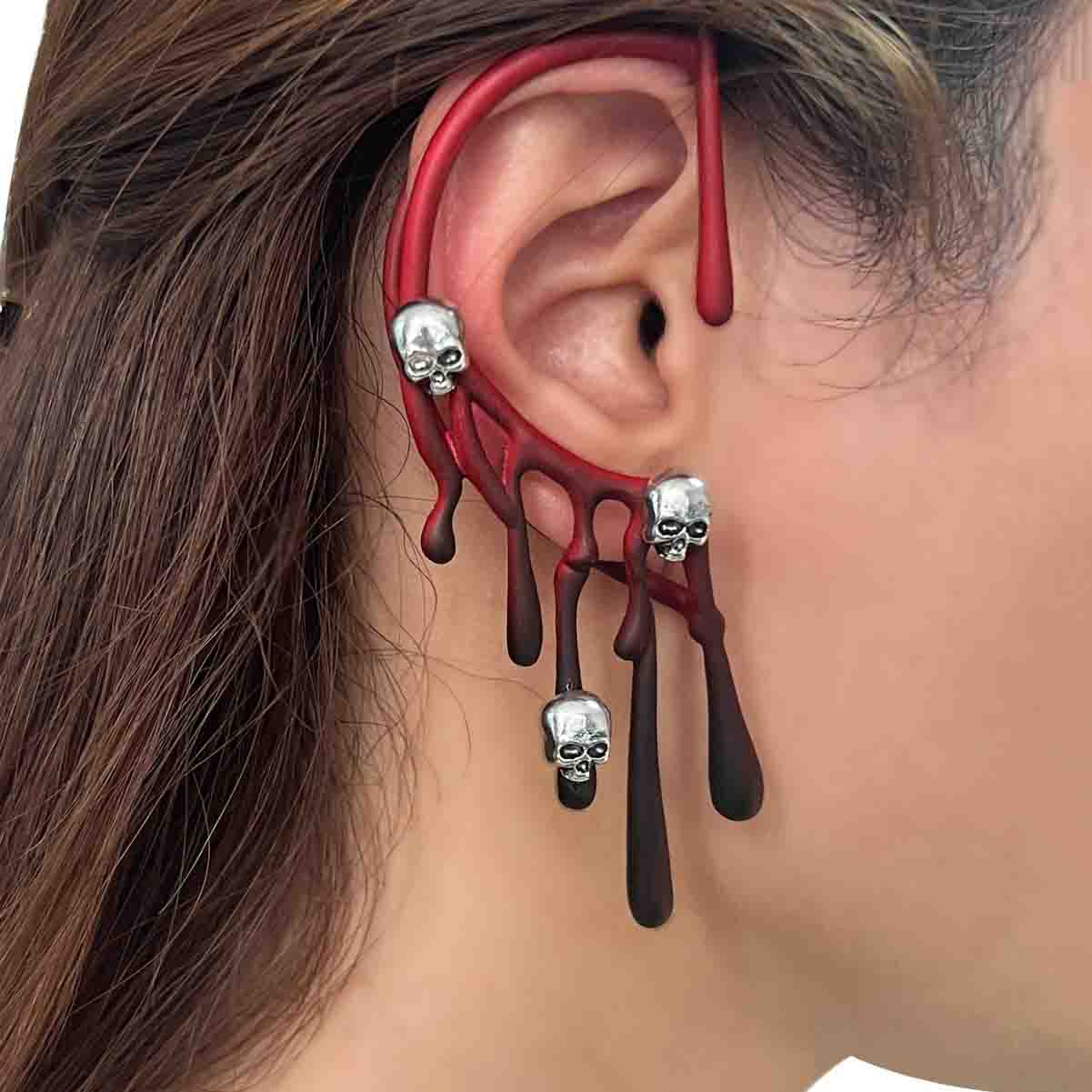 Halloween Lava Earrings