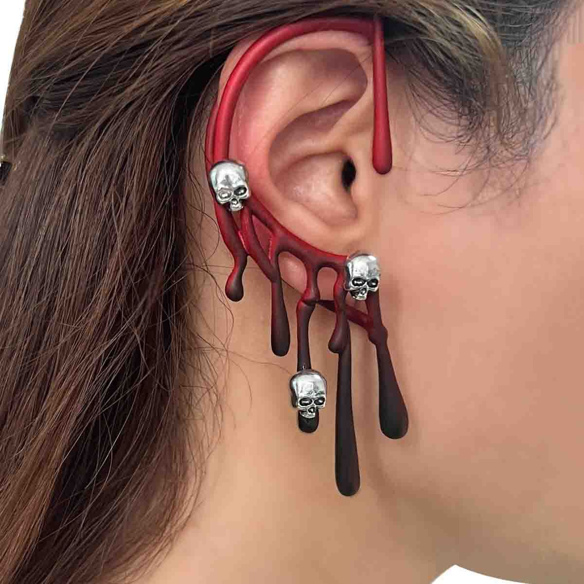 Halloween Lava Earrings
