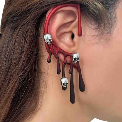 Halloween Lava Earrings