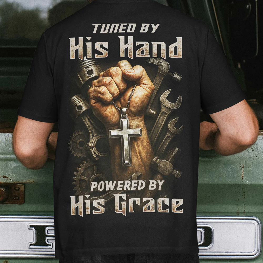 Tuned By His Hand All Over Print T-Shirt