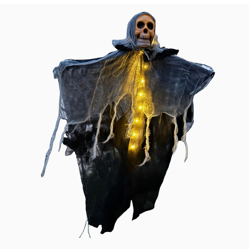 Luminous skull hanging decoration props