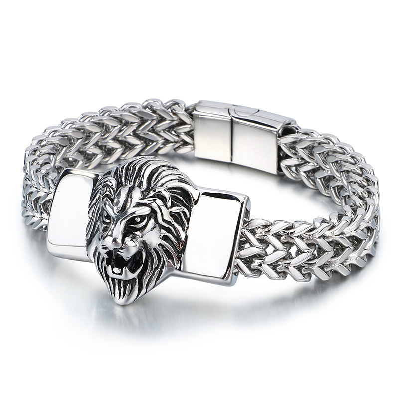 Lion head bracelet