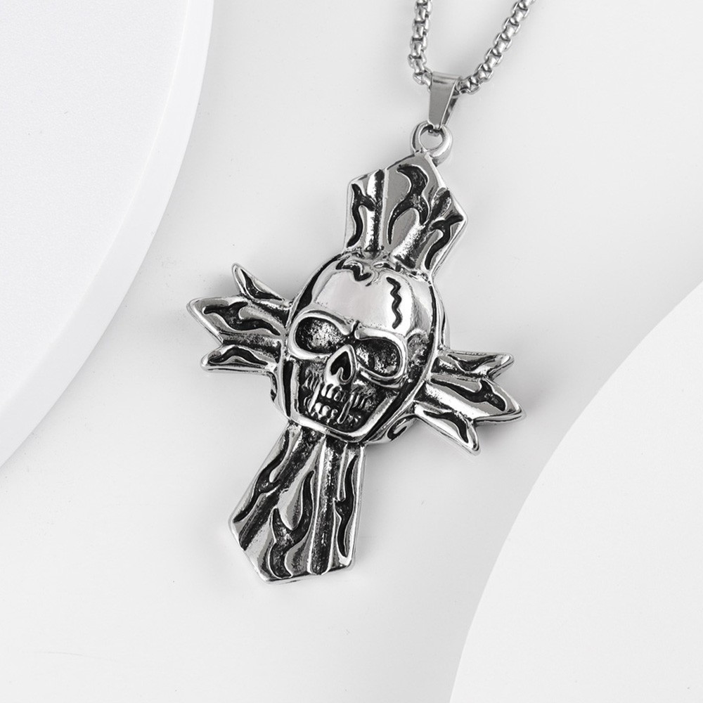 Skull Cross Necklace