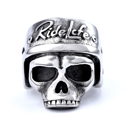Biker Skull Ring