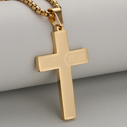 Hip Hop Men's Cross Necklace