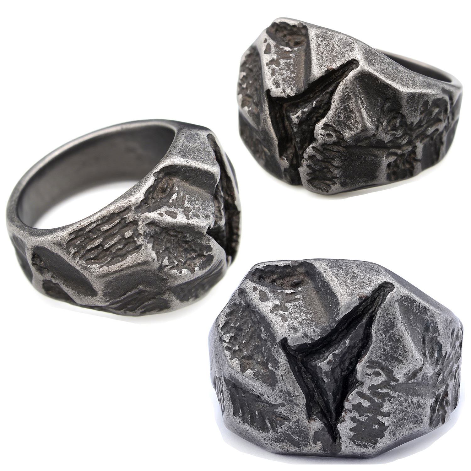 Natural Cut 925 Silver Ring