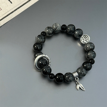 Glazed Beaded Bracelet