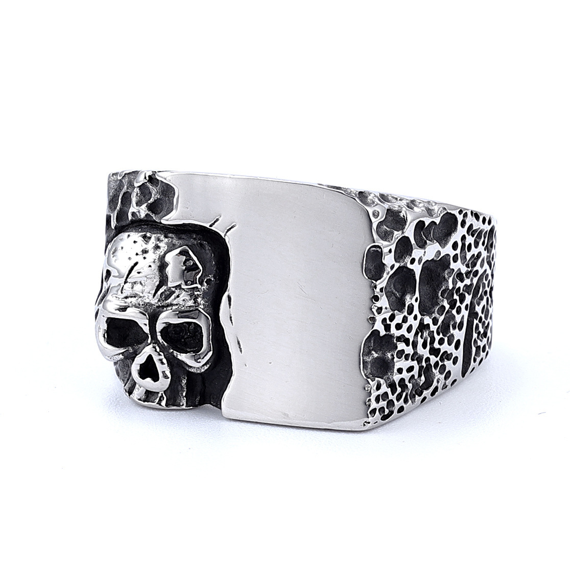 Skull design 925 silver ring