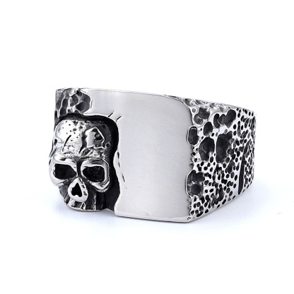 Skull design 925 silver ring