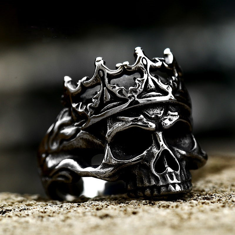 Skull & Crown Traders Club Ring — SKULL & CROWN TRADING CO.