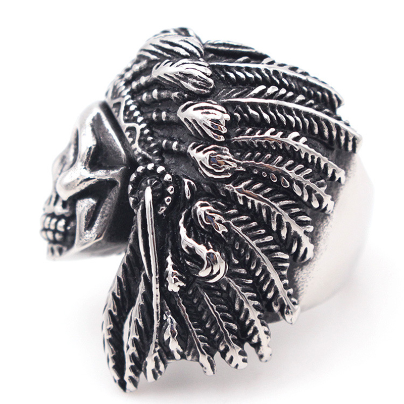 Retro men's domineering ring