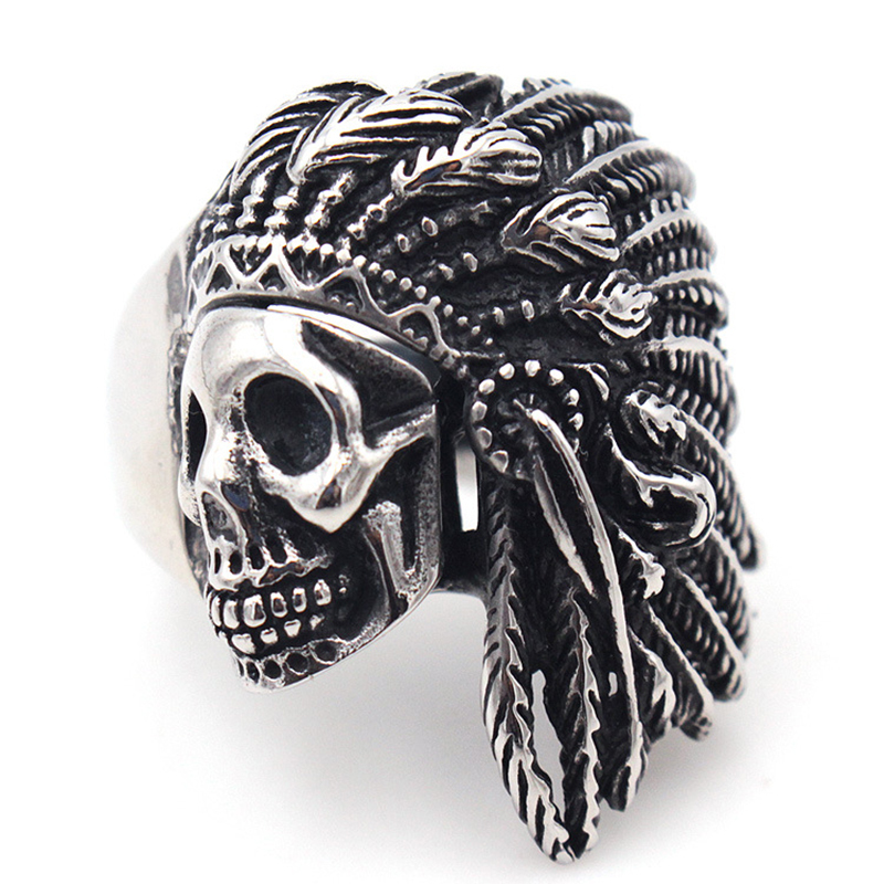 Retro men's domineering ring