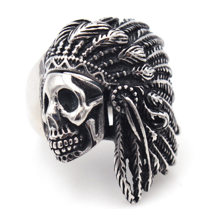 Retro men's domineering ring