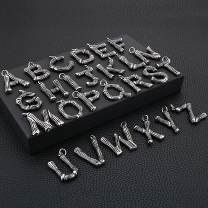 Alphabet Pendant Necklace