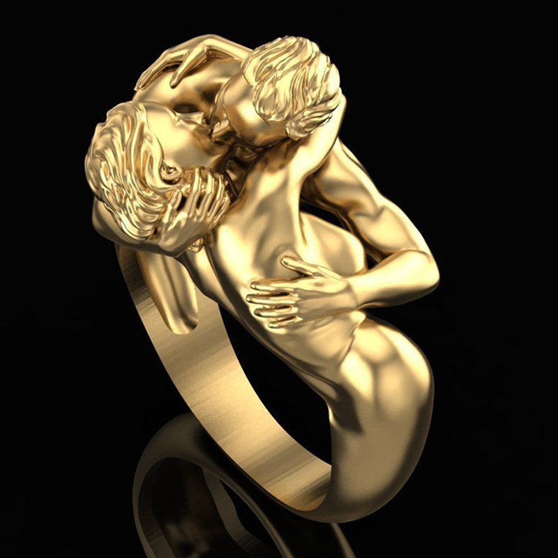 "Adam and Eve" ring