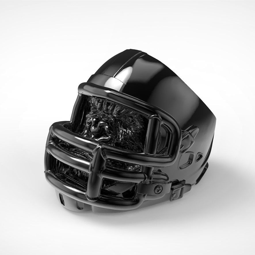 Gorilla Soccer Helmet Ring