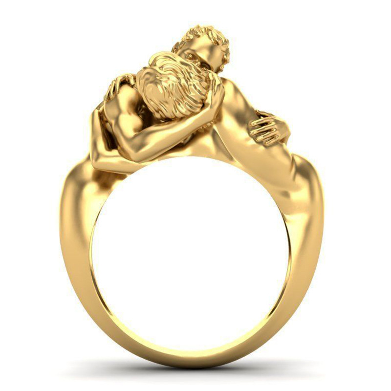 "Adam and Eve" ring
