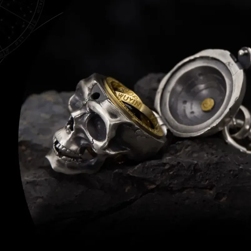 Skull - Openable Pendant Necklace