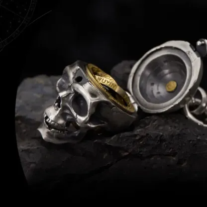 Skull - Openable Pendant Necklace
