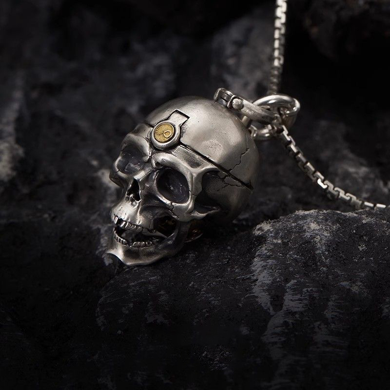 Skull - Openable Pendant Necklace