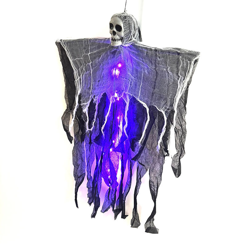 Luminous skull hanging decoration props