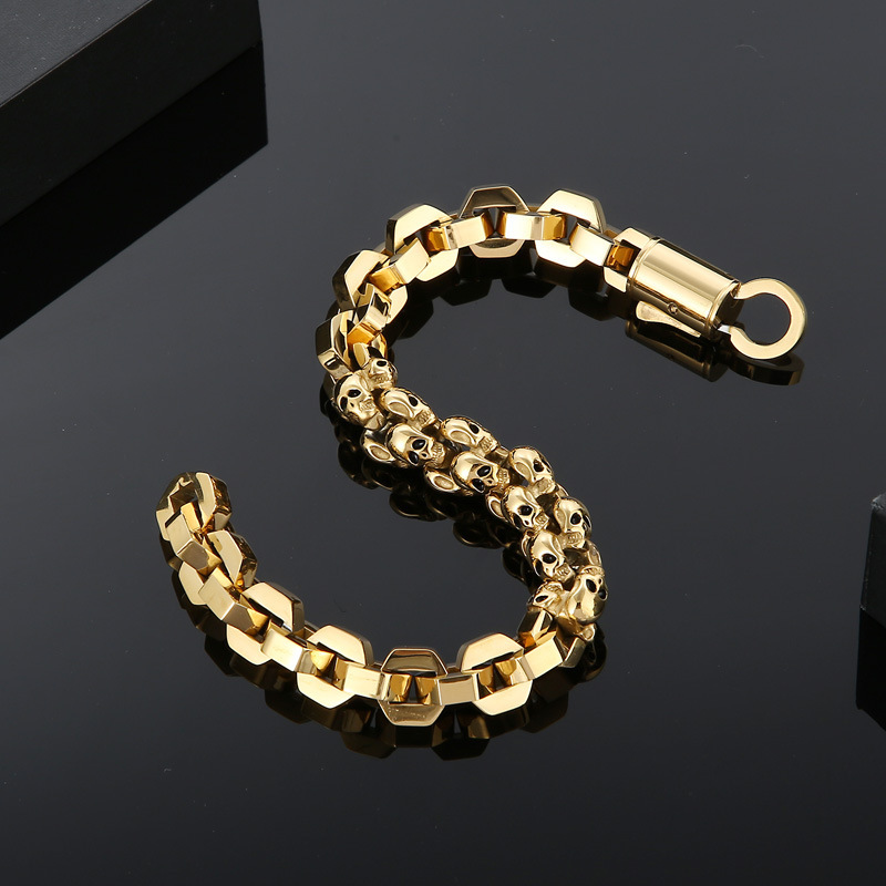 Spliced ​​skull polygon bracelet