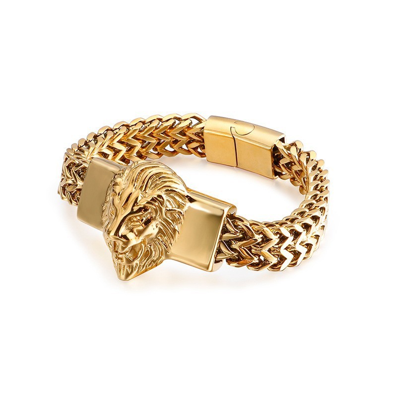 Lion head bracelet
