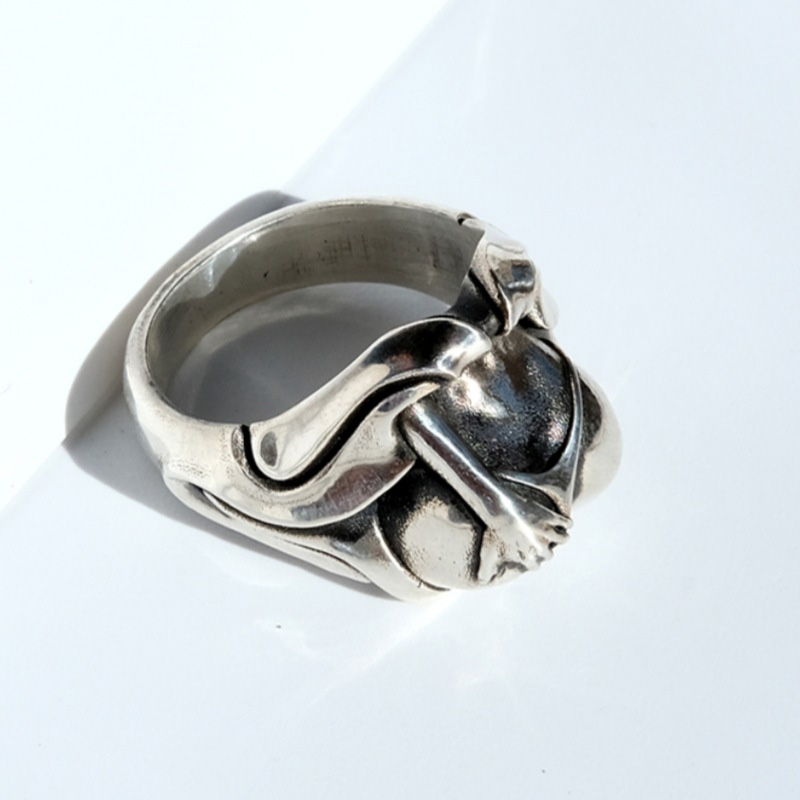 925 silver butt ring