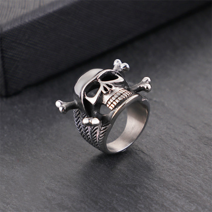 Soldier Skull Ring