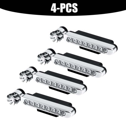 Wind-powered LED lights