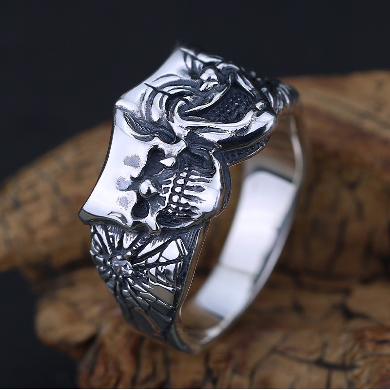Gothic clown ring