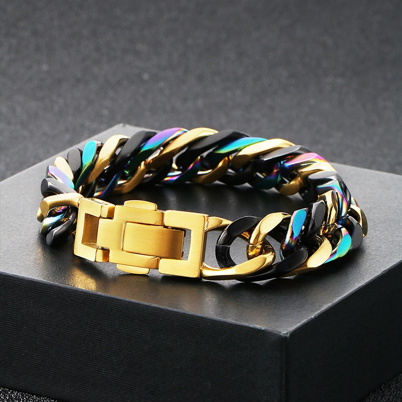 Simple mixed color bracelet
