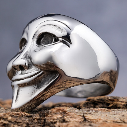 Clown mask ring