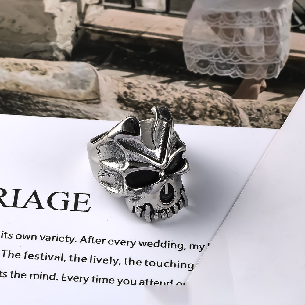 Monster skull ring