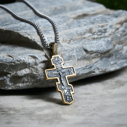 Vintage Orthodox Crucifix Necklace Series