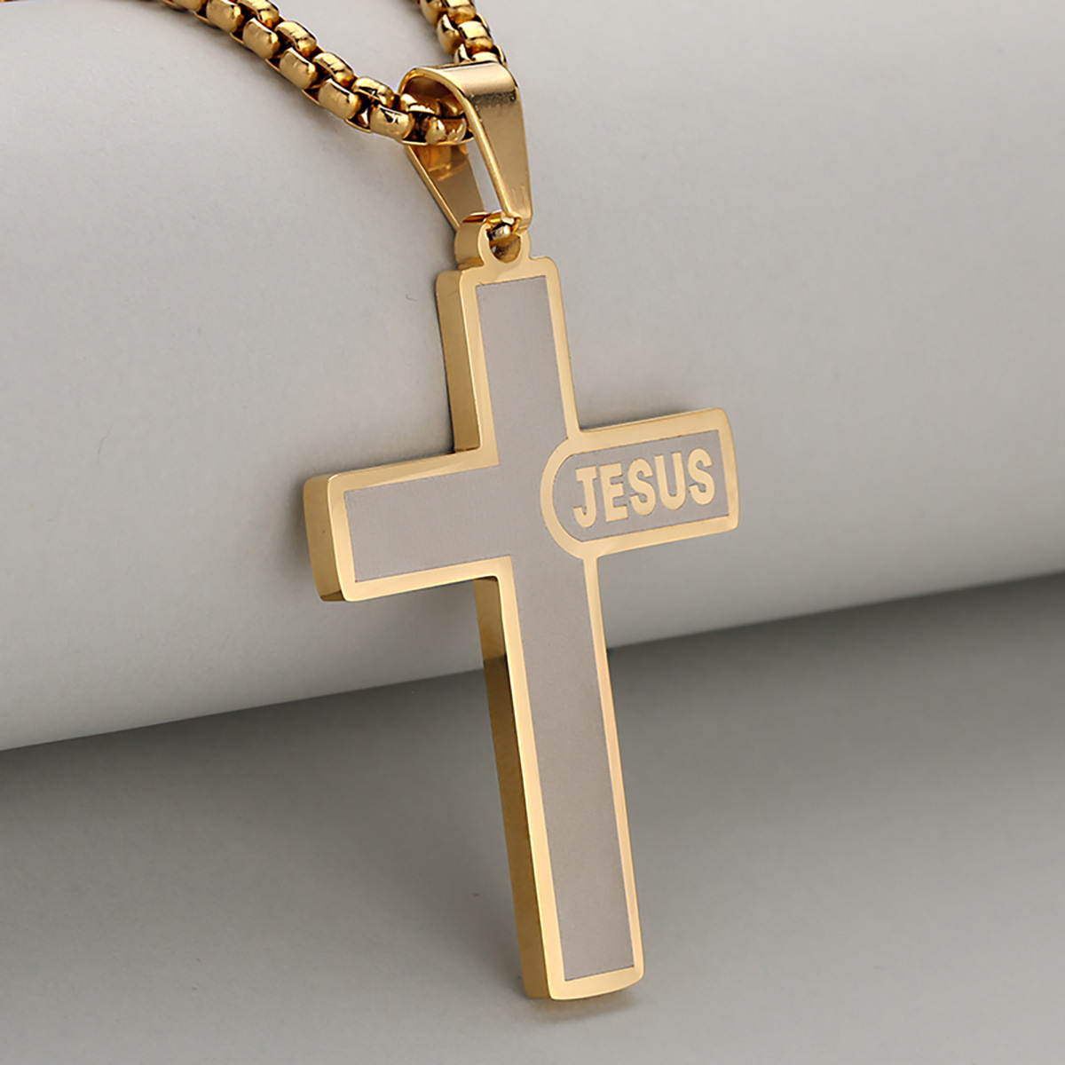 Hip Hop Men's Cross Necklace