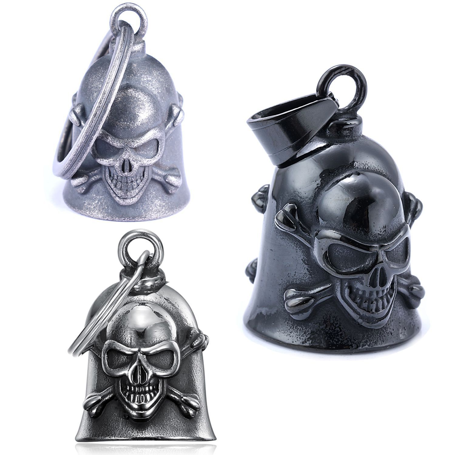 Cycling Patron Saint Skull Bell