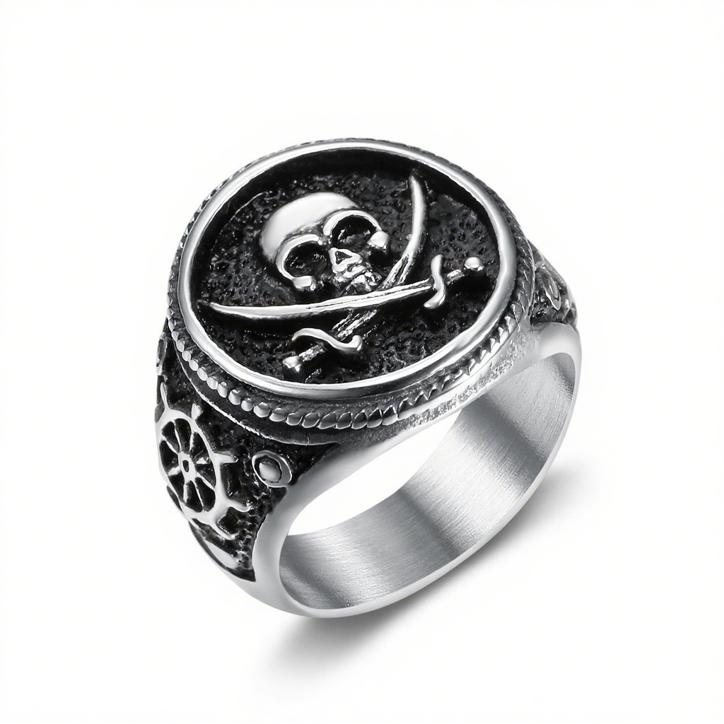 Pirates of the Caribbean Skull Signet Ring