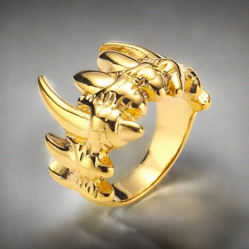 Dragon Tooth Ring Ghost Hand Ring
