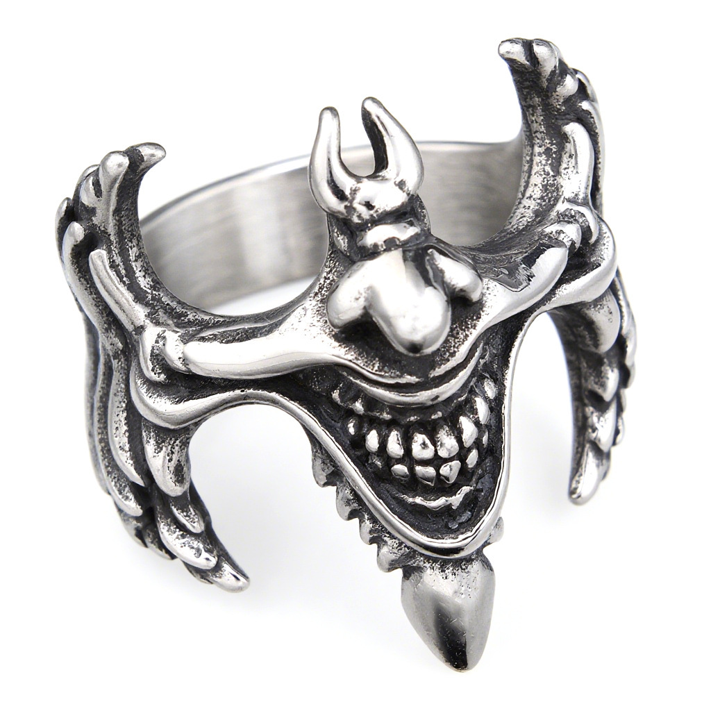 Devil Smile Clown Ring