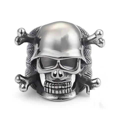 Soldier Skull Ring
