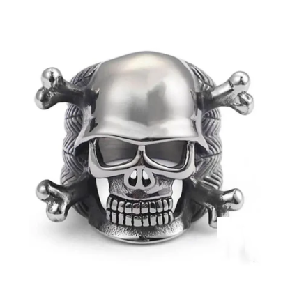 Soldier Skull Ring