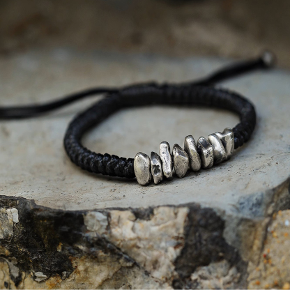 Men's silver bracelet