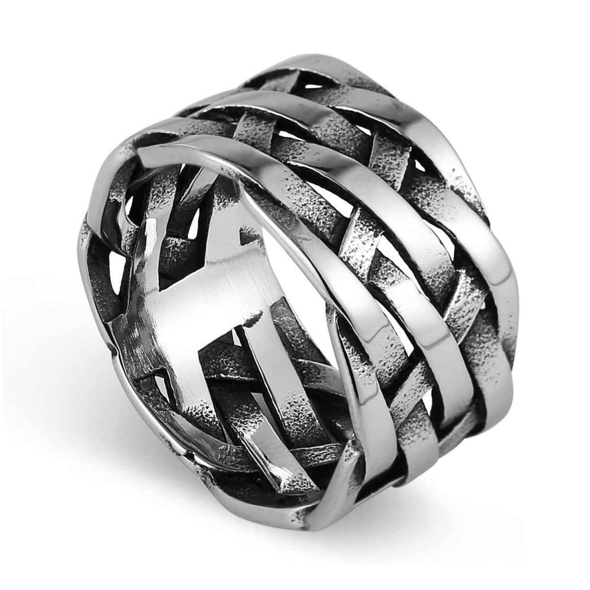 Vintage Wide Woven Ring