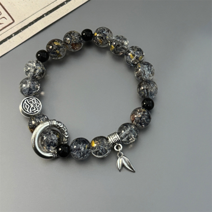 Glazed Beaded Bracelet