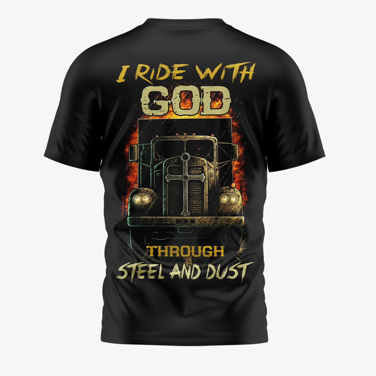 I Ride With God All Over Print T-Shirt