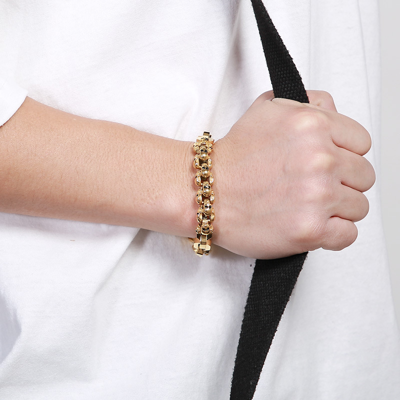 Spliced ​​skull polygon bracelet