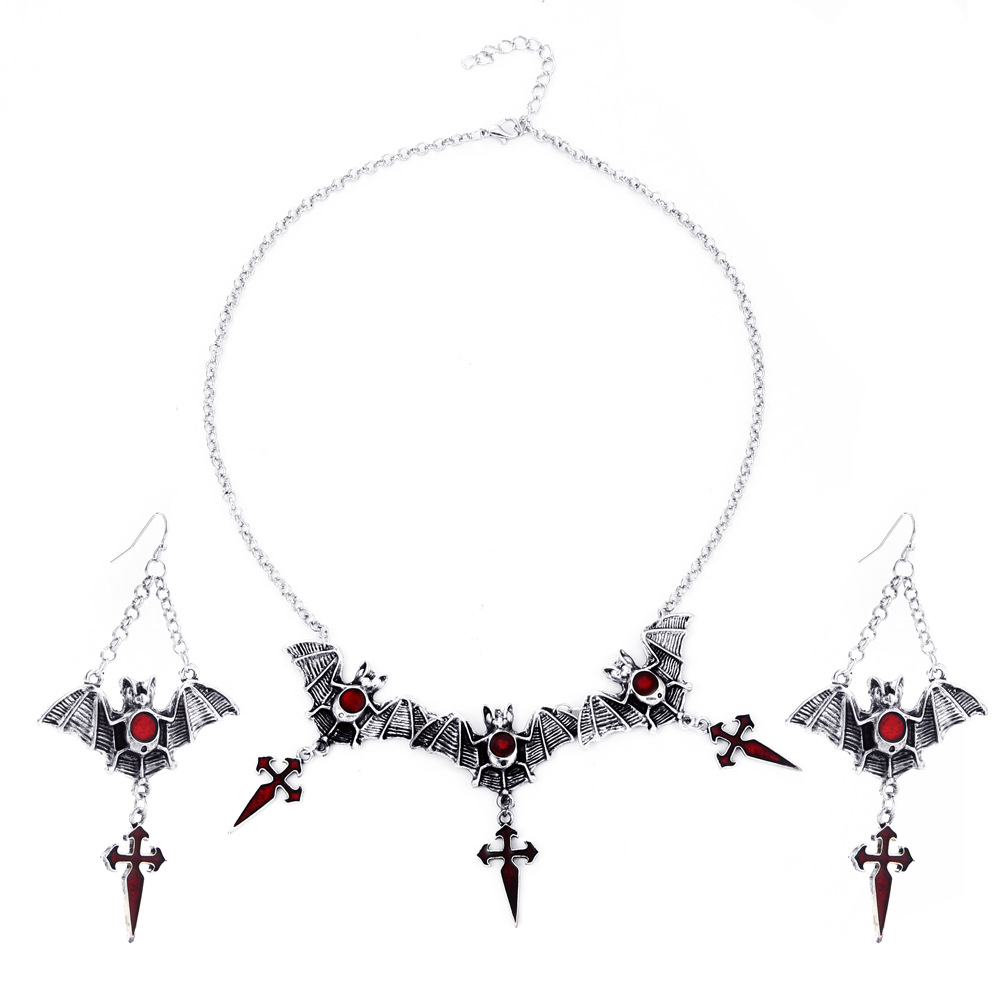 Halloween Gothic Necklace Set