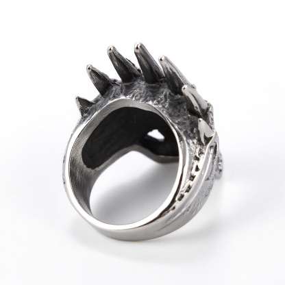 Crown Skull Ring
